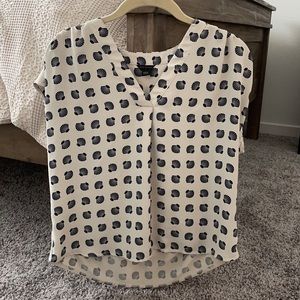 Ann Taylor seashell blouse